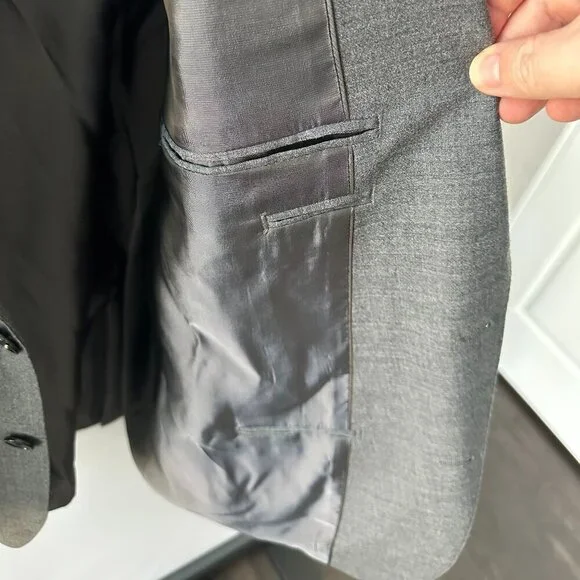 Grey John Lewis Men's Suit 48R Jacket 40R Pants - Picture 7 of 16